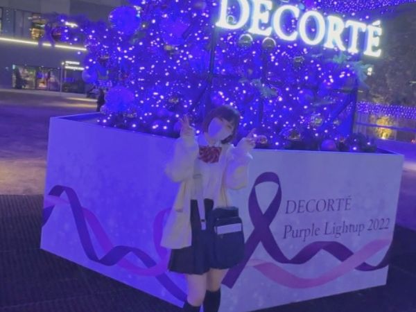 【JK×巨乳】親には内緒で抜け出してきた美少女JKと夜デート→性欲を抑えきれずに禁断の生ハメで大量中出し♡