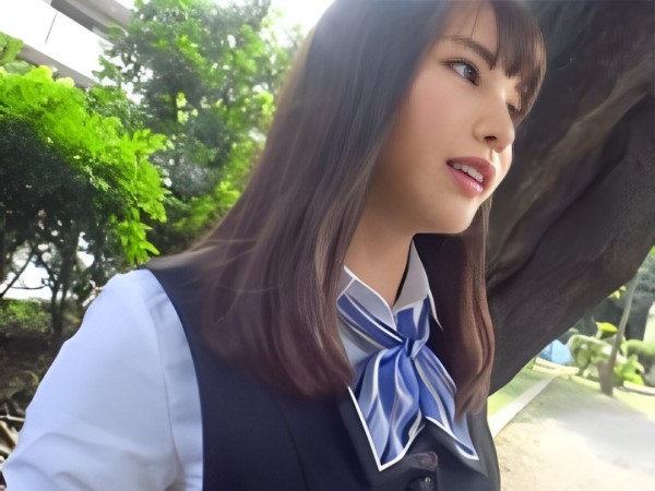 【素人】細身スレンダーな美巨乳OLさんのストッキング破いてパンツずらしチンポ挿入SEX！膣奥ガツガツ突かれて放心イキ…