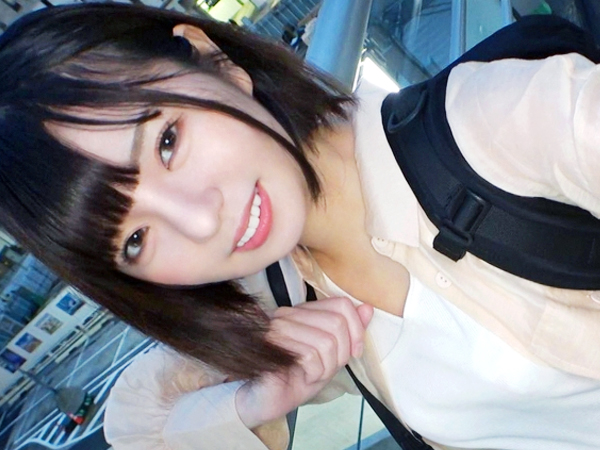 【素人×ナンパ×女子大生】彼氏がいるJDと浮気セックスで激しくイっちゃう黒髪ショートの女さん！