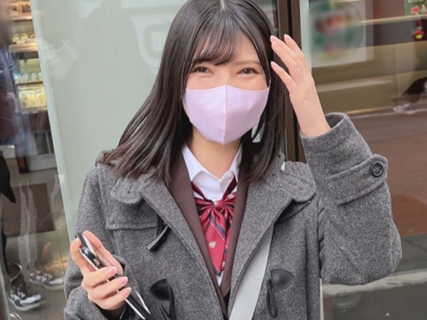 【素人】女子高制服姿の素人娘と濃厚セックス！！！カメラの前でイキまくる姿が最高でした！！！