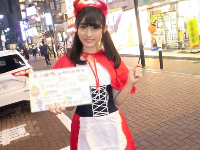 【ハロウィン夜のエロコスプレ】渋谷でナンパしたコスプレ女子がホテルで大変身!可愛い見た目からは想像できないエロさで、とんでもない夜に!♡